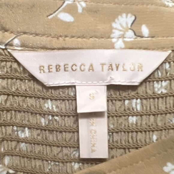 Rebecca Taylor Silk Emmy Blouse Long Sleeve Size Small - Picture 5 of 7